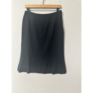 TROUSERS ETC. Women's Black Midi Skirt‎ Size 4 Flared NWT